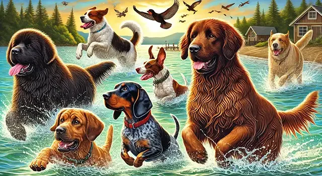 5 Races de Chiens aux Pattes Palmées