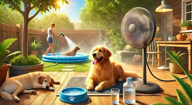 Comment rafraîchir son chien quand il fait chaud ?